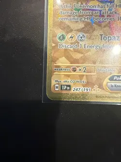 Pokemon Pikachu TCG Hyper Rare Card EX #247/191 Surging Sparks - Image 4
