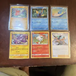 Pokemon Card Lot Of 5 Black Star Promo Cosmos Holos + pawmi Nm) - Image 1