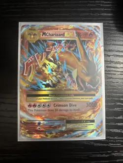Pokemon TCG Mega-Charizard-EX Evolutions Holo Rare Card 13/106 - Image 1