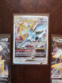 Arceus VSTAR - 123/172 And (2) V 122/172 Metal Cards Lot - Image 3