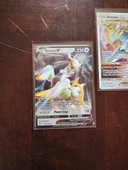 Arceus VSTAR - 123/172 And (2) V 122/172 Metal Cards Lot - Image 4