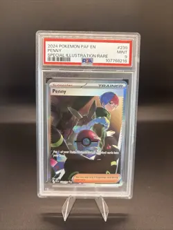 PSA 9 Mint Penny 239/091 Sv Paldean Fates Special Illustration Rare Pokemon Card - Image 1
