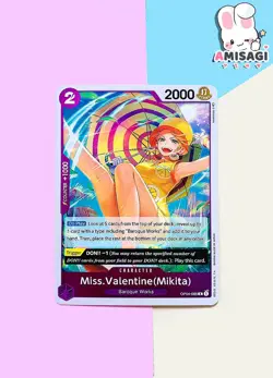 One Piece Card Game - Miss. Valentine OP04-066 R Englisch Karte TCG Anime Manga - Image 1