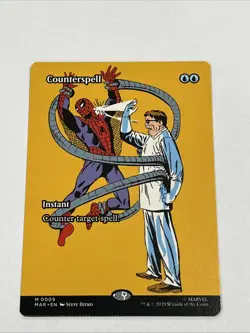Counterspell (Borderless) Marvel Universe Eternal-Legal Regular Misprint Miscut - Image 1