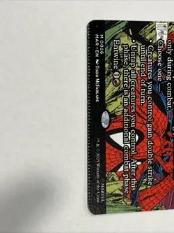 MTG Savage Beating (Borderless) Marvel Eternal-Legal Regular Misprint Miscut - Image 2