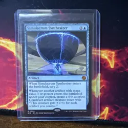 Simulacrum Synthesizer - Big Score (BIG) #6 LP Non-Foil MTG Outlaws Thunder Junc - Image 1