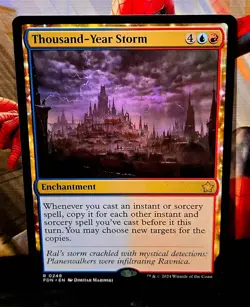 magic the gathering - Thousand-Year Storm - Enchantment - Rare - Blue, Red - Image 1