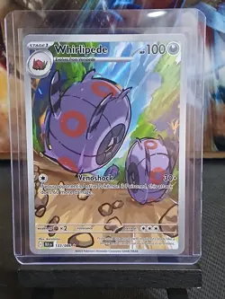 Whirlipede 133/086 Black Bolt English Pokemon Card NM - Image 2