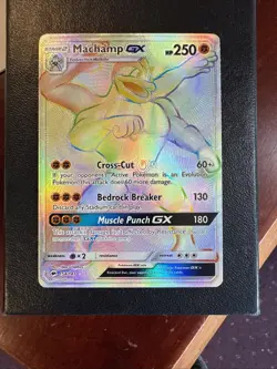 2017 Pokemon Sun & Moon Burning Shadows Machamp GX #154/147 LP - Image 5
