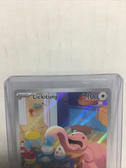 Lickitung Pokemon TCG SV- Temporal Forces 180/162 Illustration Rare - Image 2