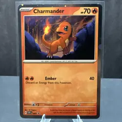 Charmander Cosmos Holo Scarlet & Violet SVP 047 Black Star Promo Pokemon TCG LP - Image 1