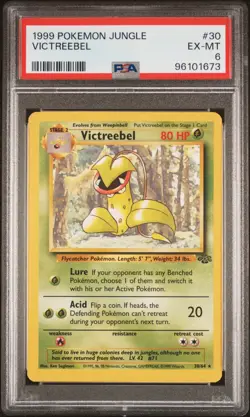 1999 POKEMON JUNGLE #30 VICTREEBEL PSA 6 - Image 1
