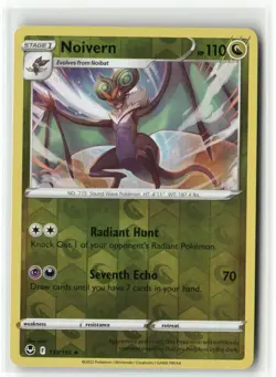 Noivern 133/195 Reverse Holo - Silver Tempest - Pokemon TCG NM - Image 1