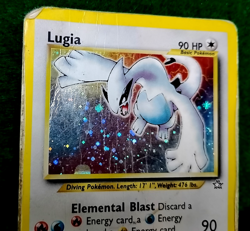 POKEMON TCG LUGIA 9/111 Neo Genesis HOLO Damaged Dmg - Image 4