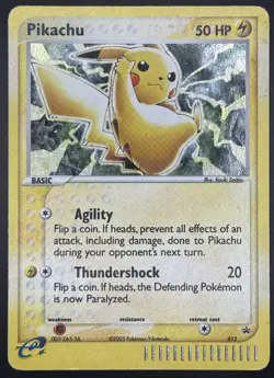 Pokemon TCG Pikachu Promo Holo E Reader 012 HP - Image 1