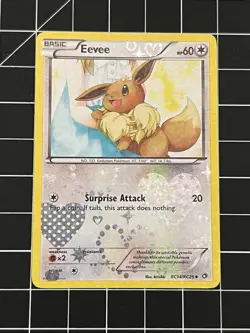 Eevee [Reverse Holo] #RC14/RC25 | 2013 Pokemon Legendary Treasures (LP) - Image 1