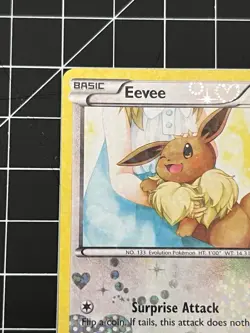Eevee [Reverse Holo] #RC14/RC25 | 2013 Pokemon Legendary Treasures (LP) - Image 2