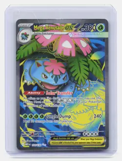 Mega Venusaur ex Pokemon TCG Mega Evolutions #155/132 Ultra Rare Holo - Image 1