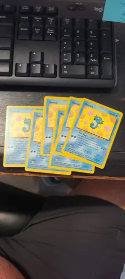 Lot Of 6 Pokemon Horsea Common 62/111-Neo Genesis-Vintage - Image 1