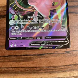 Pokemon TCG Mew V Fusion Strike 113/264 Holo Ultra Rare - Image 2
