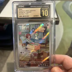 Pokemon TCG RALTS ART RARE HOLO JAPANESE SCARLET EX SV1S CGC PRISTINE 10 - Image 1