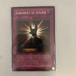 USED Konami Yugioh! Judgment of Anubis 1st Edition DCR-105 Rare (1996) - Image 1