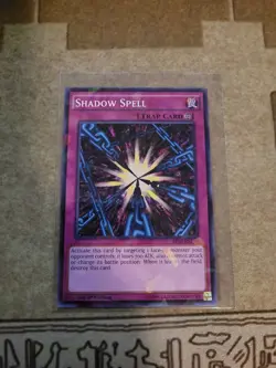 YUGIOH TCG SHADOW SPELL BP03-EN198 SHATTERFOIL 1ST EDITION - Image 1