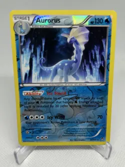 Pokemon English Aurorus 26/111 XY - Furious Fists Reverse Holo NM Pokemon Card - Image 1