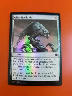 1x Glint Hawk Idol | FOIL | Modern Masters 2015 | MTG Magic Cards - Image 5