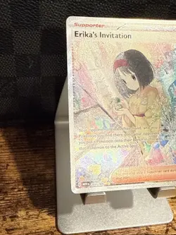 Pokemon Erika’s Invitation #203 Full Art Scarlet & Violet 151 NM/M+ TCG Card - Image 5