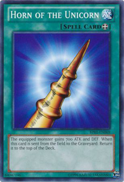 Horn of the Unicorn BP01-EN069 X 1 Near Mint Common yugioh card - Image 1