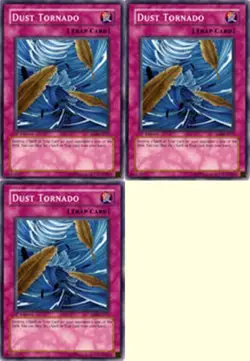 Dust Tornado SD3-EN027 1st X 3 Mint YUGIOH Cards Common - Image 1