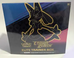 Crown Zenith - Pokemon Trading Card Game Elite Trainer Box New FACTORY Sealed - Image 1