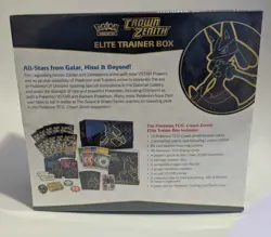 Crown Zenith - Pokemon Trading Card Game Elite Trainer Box New FACTORY Sealed - Image 2