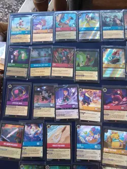 Assorted Foil And Regular Lorcana Cards - Image 1