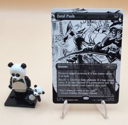 MTG Spider-man Fatal Push (7017) Non-Foil Inked Chase Card Secret Lair NM/MT - Image 1