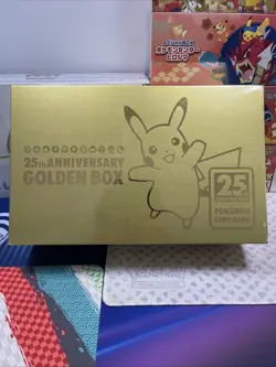 Golden Pokemon Sword & Shield 25th Anniversary Golden Box Card Game (Japanese) 4521329322605 - Image 1