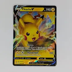 Pikachu V 043/185 Vivid Voltage Pokemon TCG Card NM - Image 1