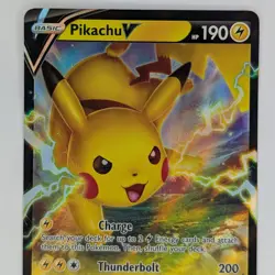 Pikachu V 043/185 Vivid Voltage Pokemon TCG Card NM - Image 2