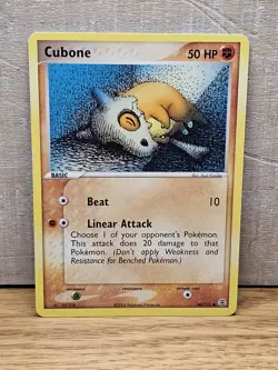 Cubone 60/112 FireRed & LeafGreen Non-Holo Pokemon Card TCG - Image 1