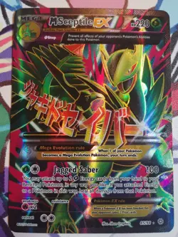 Pokemon Cards: Ancient Origins Ultra Rare Full Art: Mega Sceptile EX 85/98 LP - Image 1