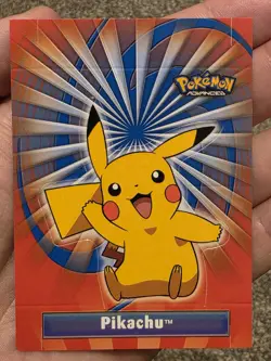 Pikachu 3 Of 10 2003 Topps Pokemon Advanced Card Pop Up - Image 1