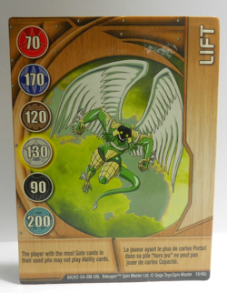 Bakugan Card - Lift - Copper Gate Card - BA262 - 19/48c - 2008 - Image 1