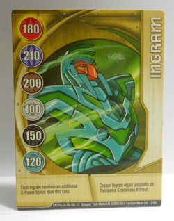 Bakugan Card - Ingram - Gold Gate Card - BA359a - 12/48e - 2008 - Image 1