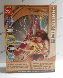 Bakugan Card - High Voltage - Copper Gate Card - BA266 - 23/48c - 2008 - Image 1
