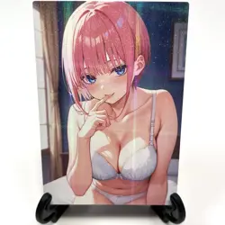The Quintessential Quintuplets Ichika Nakano Sexy Anime Waifu Goddess Story Card - Image 2