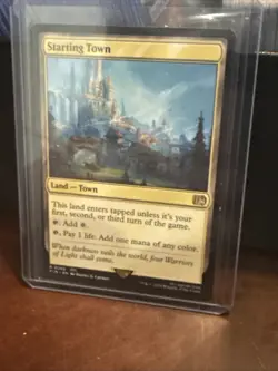 Starting Town #289 NM/M Final Fantasy MTG Magic Rare Land Card - Image 2