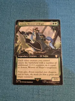 MTG LOTR Arwen Weaver of Hope 💥 COMMANDER EXTENDED ART💥 #118 Lord Rings Magic - Image 1