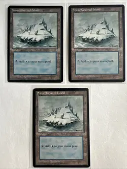 Snow-Covered Island Ice Age Regular Set Of 3 Near Mint - Image 1