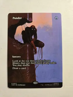 MTG Spider-Man - Ponder (0013) Non-Foil - NM/M Magic The Gathering Spiderman - Image 1